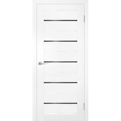 Купить Межкомнатная дверь экошпон Profilo Porte PSC-48 белая остеклённая
