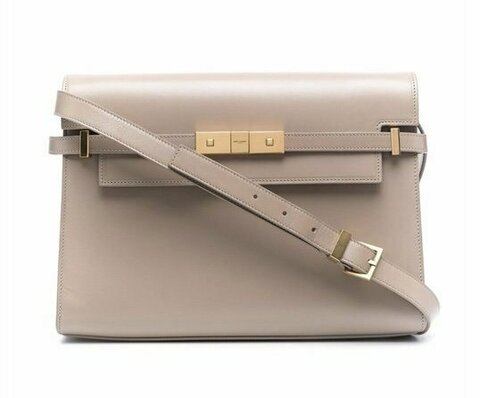 Сумка Saint Laurent Manhattan Baguette бежевый