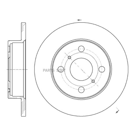 Диск тормозной G-brake  GR-01673