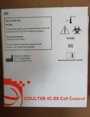 7547188 Контроль 4С-Es, -Coulter 4C-ES Cell Control. Контрольный материал (три уровня, 3х3.3 мл) Beckman Coulter