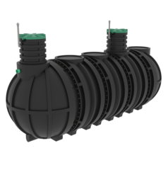 Подземный жироуловитель  Мультпласт 25000 л.(6770x2400x2400см;985кг;) - арт.561624