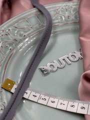 Кант декоративный серый хлопок