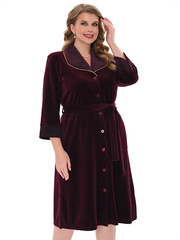 4006 Халат на пуговицах