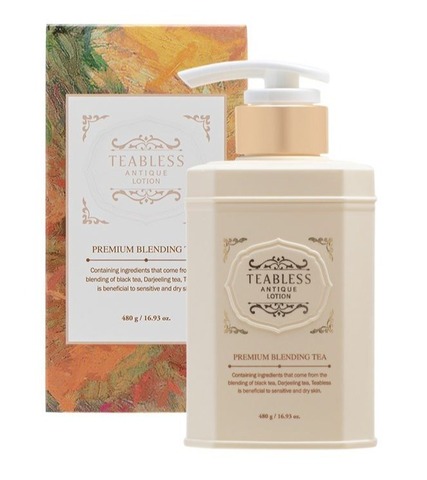 Teabless Herb Black Tea Antique Body Lotion, Парфюмированный лосьон для тела с ароматом травяного черного чая, 480 гр