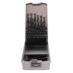 Набор сверл по металлу 1-13мм 25шт DIN338 HSS-R 118° (пл. кейс) Ruko 205213RO