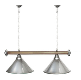 Лампа STARTBILLIARDS 2 пл. (плафоны зеленые,штанга зеленая,фурнитура золото) фото №66