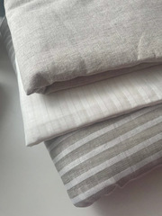 Мешочек льняной без отделки на завязках MI-96-212-45 | 45х45х20 см