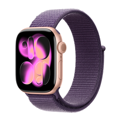 Умные часы Apple Watch Series 11 GPS, 42mm, Rose Gold Aluminium Case with Purple Fog Sport Loop