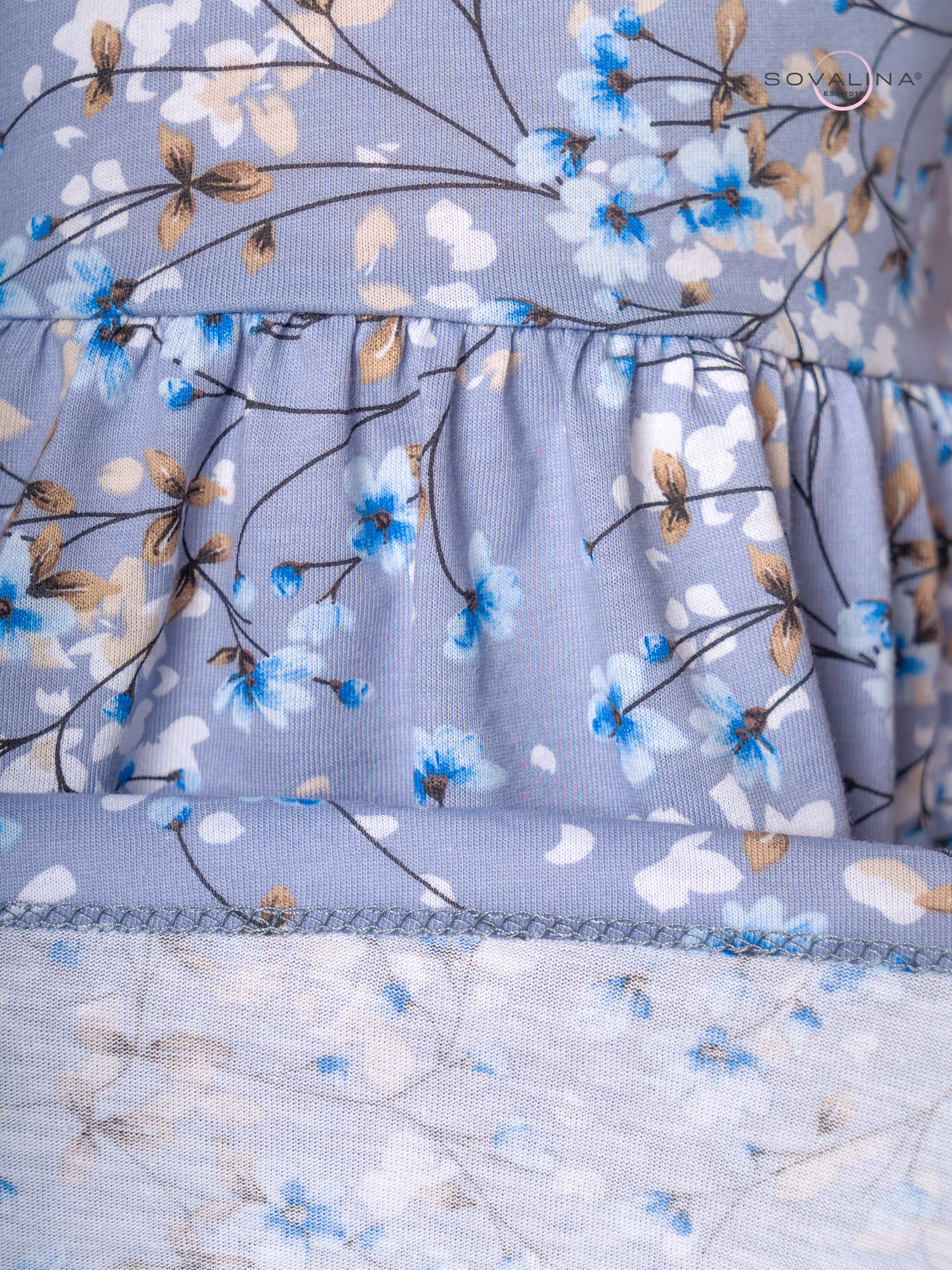 Платье Аленка к/р SG апрель голубой