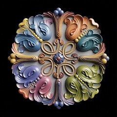 Молд Розетка № 5 м