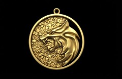 Силиконовый молд Медальон Ведьмак малый