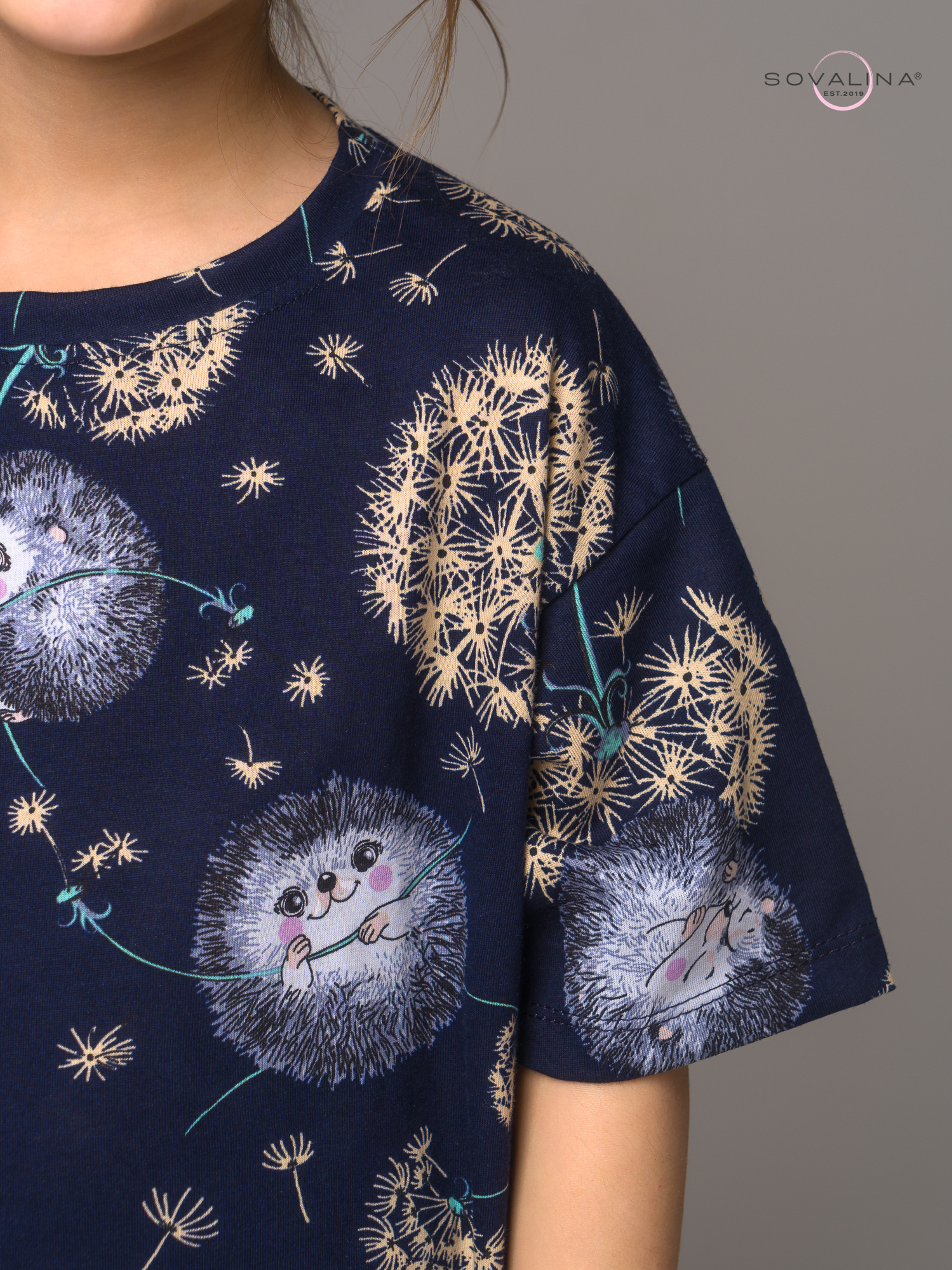 Костюм Мун ежик с одуванчиком-индиго