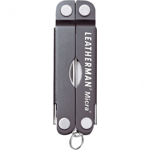 Мультитул Leatherman Micra 65 mm, 10 функций, серый (64380181N)