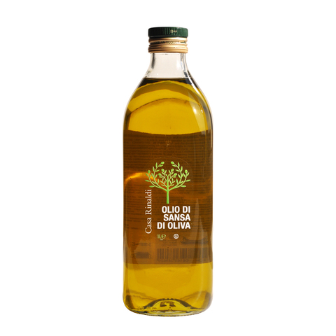 Масло оливковое рафинированное 1 л (OLIO DI SANSA DI OLIVA 1L)