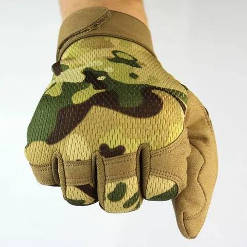 Перчатки Combat, Мультикам (с перфорацией)