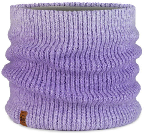 Вязаный шарф-труба с флисом Buff Knitted & Fleece Neckwarmer Marin Lavender фото 1