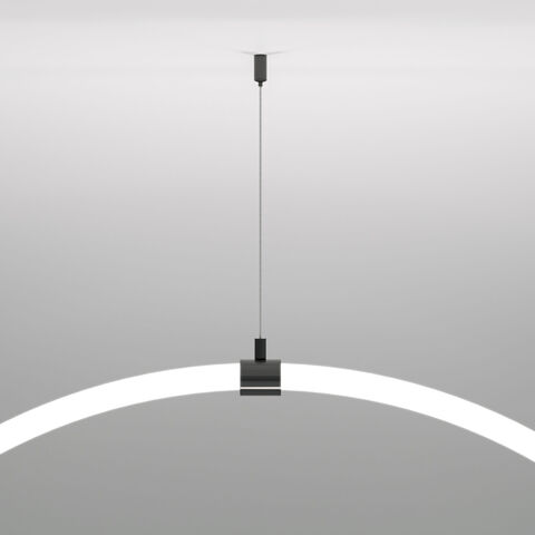 Подвесной трос для круглого гибкого неона Elektrostandard Full light FL 2830 черный 2м