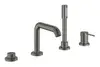GROHE Essence 25251AL1 Смеситель для ванны на 4 отверстия, на край ванны, темный графит матовый