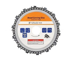 Диск по дереву для УШМ 125 / диск цепной для болгарки 125