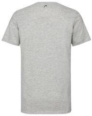 Детская теннисная футболка Head Club Carl T-Shirt JR - grey melange