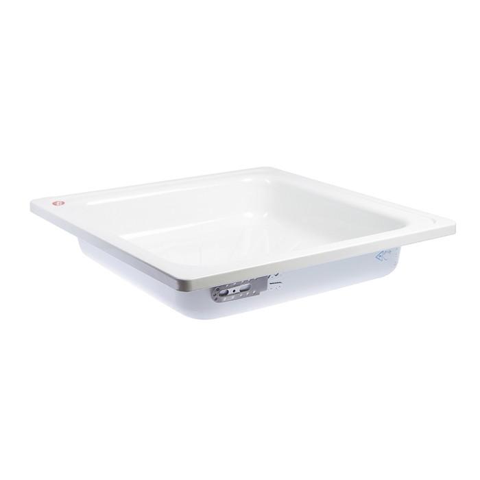 Поддон душевой стальной ANTIKA, эмалированный, 800х800х150 мм, без ...