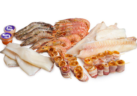 Набор морепродуктов для гриля на четверых, 2.3кг