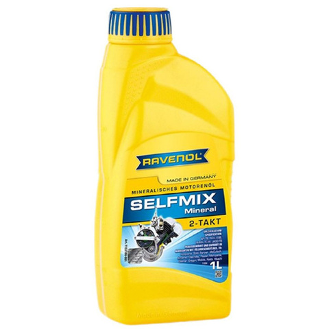 Масло 2-такт Ravenol Selfmix минеральное, 1л в интернет-магазине ЯрТехника