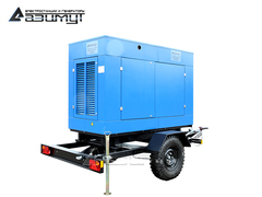 Дизельный генератор Азимут ЭД-30-Т400-2РКM5 Quanchai на шасси в кожухе с автозапуском