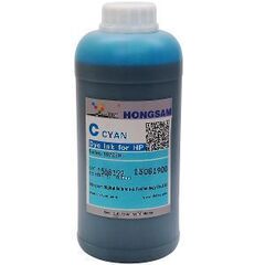 Чернила водные DCTec cyan 1000 мл для плоттеров HP DJ 500/800/K550/K8400. Серия 197230