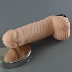 Телесный многоскоростной вибратор Iggy - 16 см. - 