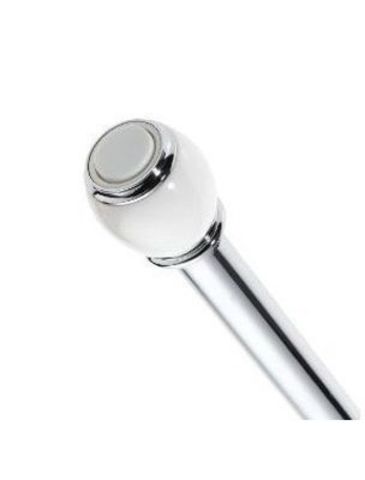 Карниз для ванной 110-200см Blonder Home Classic Chrome White