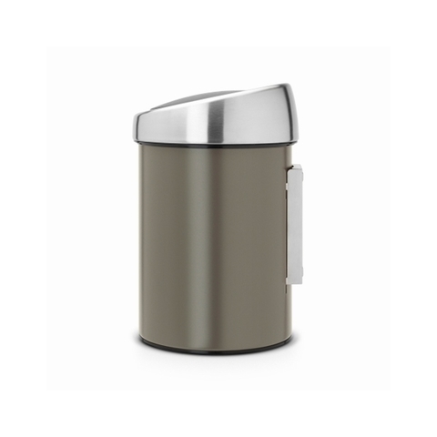 Ведро для мусора Brabantia Touch Bin платиновое 3л