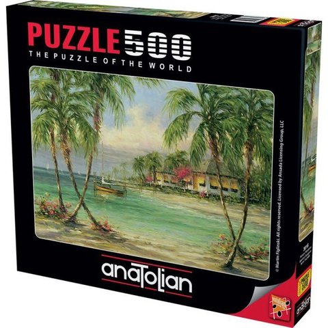 Puzzle Palmiye Manzarası. Barefoot Bungalow 500 pcs