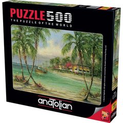 Puzzle Palmiye Manzarası. Barefoot Bungalow 500 pcs