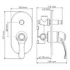 WasserKRAFT Isar 1361 Смеситель для ванны и душа
