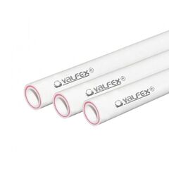 Труба ПП 110х18,3 SDR 6 PN 25, армированная стекловолокном, белая, Valfex