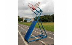 Стойка стритбольная складная с фанерным щитом, кольцом, сеткой и защитой Street Spektr Sport