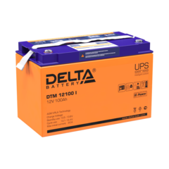 Аккумуляторная батарея DELTA BATTERY DTM 12100 I