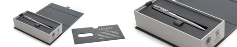Parker Sonnet Core - Stainless Steel CT, шариковая ручка, M, BL
