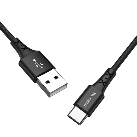 Кабель USB - Type-C 2A Borofone BX20 1м (100 см) (Черный)