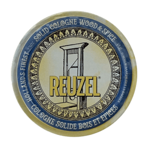 Бальзам для ухода за лицом - твердый одеколон Solid Cologne Wood & Spice Reuzel