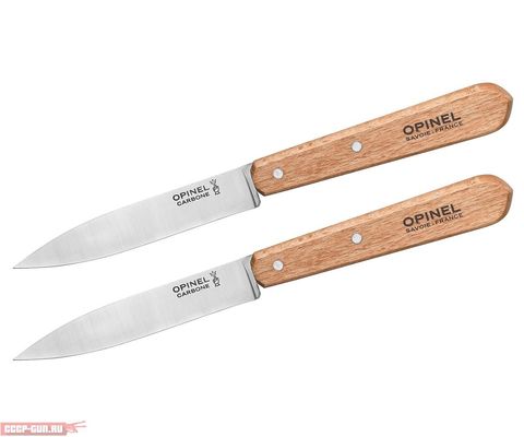 Набор ножей кухонных Opinel №102, комплект: 2 шт, коробка картонная (001222)