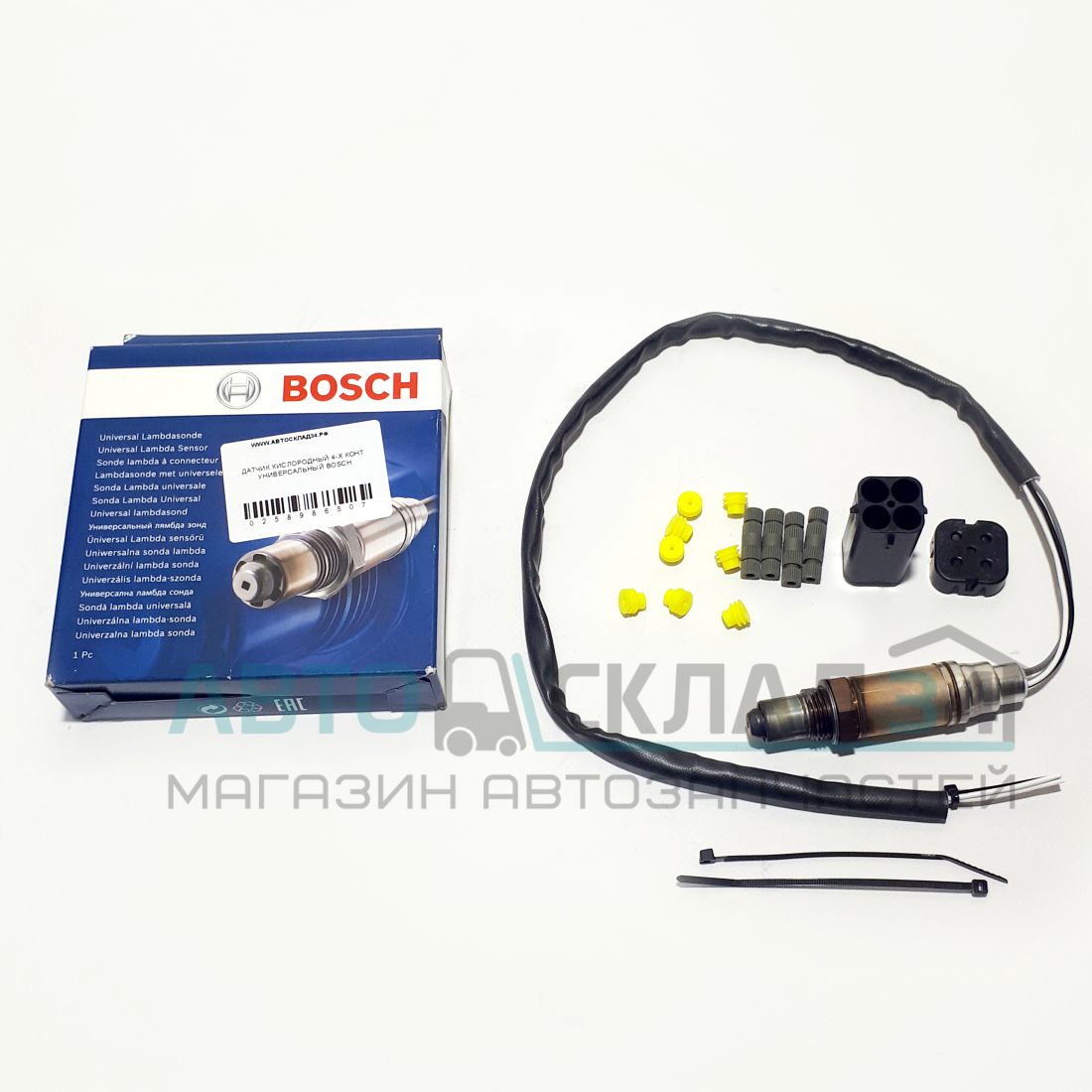 ДАТЧИК КИСЛОРОДНЫЙ 4-Х КОНТ УНИВЕРСАЛЬНЫЙ BOSCH– купить в интернет ...