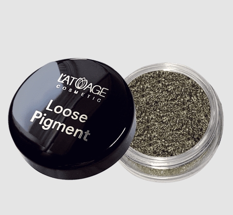 Loose Pigment Тени-пигмент для век №614 оливковое золото L'atuage