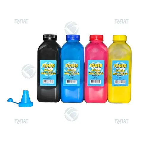 Тонер БУЛАТ MP C2551 для Ricoh Aficio MP C2051, MP C2551 (Пурпурный, банка 210 г)