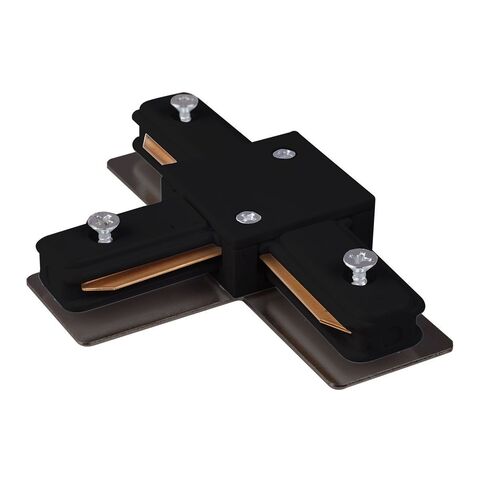 Коннектор Т-образный для шинопровода Elektrostandard Track Rail BK Surface TRC-1-1-T-BK