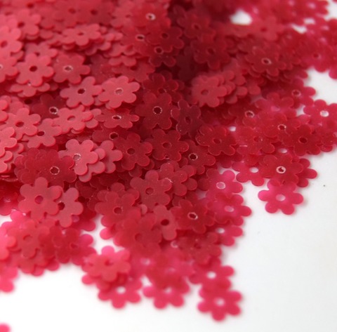 Пайетки плоские roselline 5 мм. Fucsia (576F)