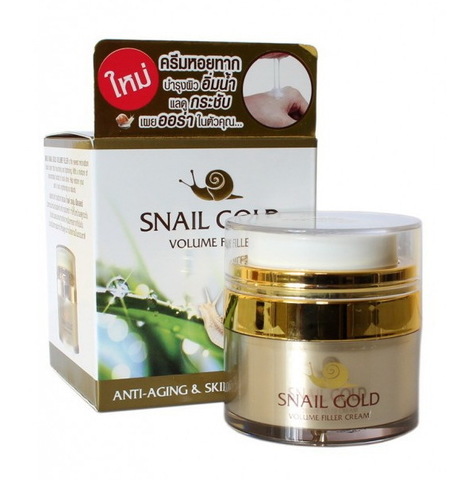 Крем для лица со слизью улитки Snail cream Gold (Тайланд) 15 гр.