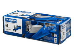 ЗУБР Т-30, 2 т, 135 - 330 мм, подкатной гидравлический домкрат, Профессионал (43053-2)