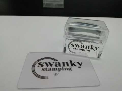 Штамп Swanky Stamping, силиконовый, прозрачный, прямоугольный, 2,5*3,5 см.